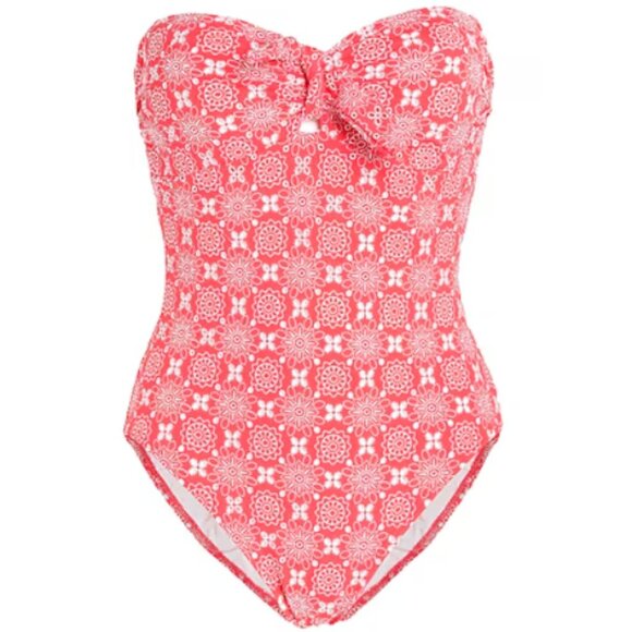 Brand New MICHAEL Michael Kors Tie Front One-Piece Swimsuit - Picture 5 of 15